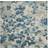 Safavieh Evoke Collection Gray, Blue 79x79"