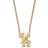 Fanatics Los Angeles Dodgers Gold Small Pendant Necklace W