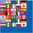 Beistle Kaffeservietter Internationale Flag 12-pak