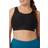 Glamorise No-Sweat Mesh Sports Bra Plus Size - Black