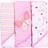 Spasilk Soft Terry Hooded Towel Set 3-pack Pink Butterfly