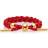 Rastaclat LNY Dog Braided Bracelet - Red/Gold