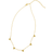 Adornia Triangle Edge Necklace - Gold