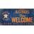 Fan Creations Houston Astros Fans Welcome Sign