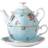 Royal Albert Polka Blue Tea for 1 Tekanna 0.49L