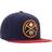 Mitchell & Ness Denver Nuggets Two-Tone Wool Snapback Hat Men - Navy/Red