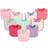 Luvable Friends Feeder Bibs 10-pack Girl Dots & Solid