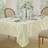 Elrene Home Fashions Barcelona Tablecloth Beige (132.08x132.08cm)