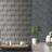 Muriva Galactik Wallpaper Mira Geo Charcoal L927-09