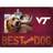 Virginia Tech Hokies Best Dog Clip Photo Frame