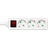 Deltaco outlet 3xCEE 7/3 1xCEE 7/7 switch 3m white