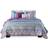 Intelligent Design Joni Bedspread Purple (228.6x172.72cm)
