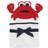 Hudson Animal Face Hooded Towel Mr. Crab