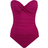 Miraclesuit Rock Solid Madrid Bandeau Swimsuit - Framboise