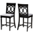 Baxton Studio Verina Bar Stool 108cm 2pcs