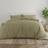 Solid Duvet Cover Green (228.6x228.6cm)