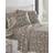 Pointehaven Flannel Bed Sheet Brown (264.16x228.6cm)