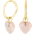 Nordahl Andersen You52 Earrings - Gold/Chalcedony