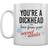 Grindstore Youre A Dickhead Secret Santa Mug 32.5cl