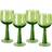 HKliving Emeralds High 4-pack Red Wine Glass 20cl 4pcs