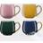 Waterside Set Of 4 Harlem Mugs Cup & Mug