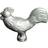 Staub Lid Knob Chicken Gryder Rustfrit stål 40509-346-0 Kitchenware