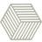 Zone Denmark Hexagon Mud Trivet