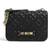 Love Moschino Quilted Logo-Paque Shoulder Bag - Black