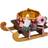 Medusa Copenhagen Sugar Cart Multicolour Julelysestage 8cm