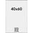 Focus Can-Can Shiny Silver 40x60 Ramme Ramme