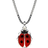 Pia & Per Ladybug Necklaces - Silver/Red/Black