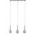 Daells Bolighus Hadan Chrome/Smoky Pendellampa ∅ 16cm