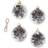 ferm LIVING Flora Ornaments Medium Lilla Juletræspynt