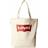 Levi's – Gräddvit toteväska i canvas med logga-Naturlig One Size