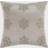 Safavieh Sydnee Snowflake Complete Decoration Pillows Beige, Silver (50.8x50.8cm)