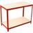 Neo Metal Garage Workbench: Red