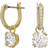 Swarovski Constella Drop Earrings - Gold/Transparent