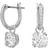 Swarovski Constella Drop Earrings - Silver/Transparent