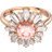 Swarovski Sunshine Ring - Rose Gold/Pink/Transparent