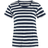 Tierra Hempy Striped Tee - Eclipse Blue/White