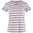 Tierra Hempy Striped Tee - Sea Fog/White