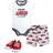 Hudson Baby Cotton Bodysuit, Shorts and Shoe Set - Firetruck Hero (10112760)