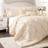 Lush Decor Avon Sängöverkast Beige (243.84x233.68cm)