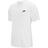 Nike Sportswear Club T-shirt - White/Black/University Red