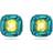 Swarovski Dulcis Stud Earrings - Blue/Yellow