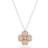 Swarovski Latisha Flower Pendant Necklace - Silver/Pink