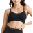 Yummie Convertible Scoop Neck Unlined Bralette - Black