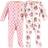 Hudson Baby Cotton Sleep and Play - Rose (10116894)