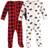 Hudson Baby Cotton Sleep and Play - Plaid Moose (10116882)