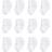 Touched By Nature Organic Terry Socks 12-pack - White (10766457)